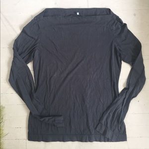 James Perse Long Sleeve Grey T-Shirt